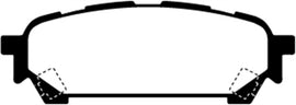 EBC Ultimax OEM Replacement Rear Brake Pads for Subaru Impreza and Saab 9-2X * Part No. EBC UD1004