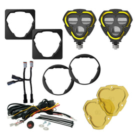KC HiLiTES FLEX ERA 3 Dual Mode SAE Fog Lights - 2-Light Master Kit for Toyota Tacoma and 4Runner