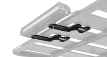Load image into Gallery viewer, Rhino-Rack Pioneer LED and Spot Light Bracket Kit (Part RHR43156) – Strong Powder Coated Steel Mounting Solution for Rhino-Rack Pioneer Range