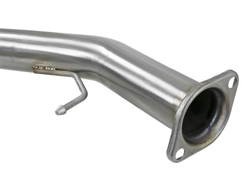 aFe Mach Force XP 3-Inch Stainless Steel Axle-Back Exhaust System with Black Tips for BMW 135i (2008-2013) - Part Number AFE49-36302-B