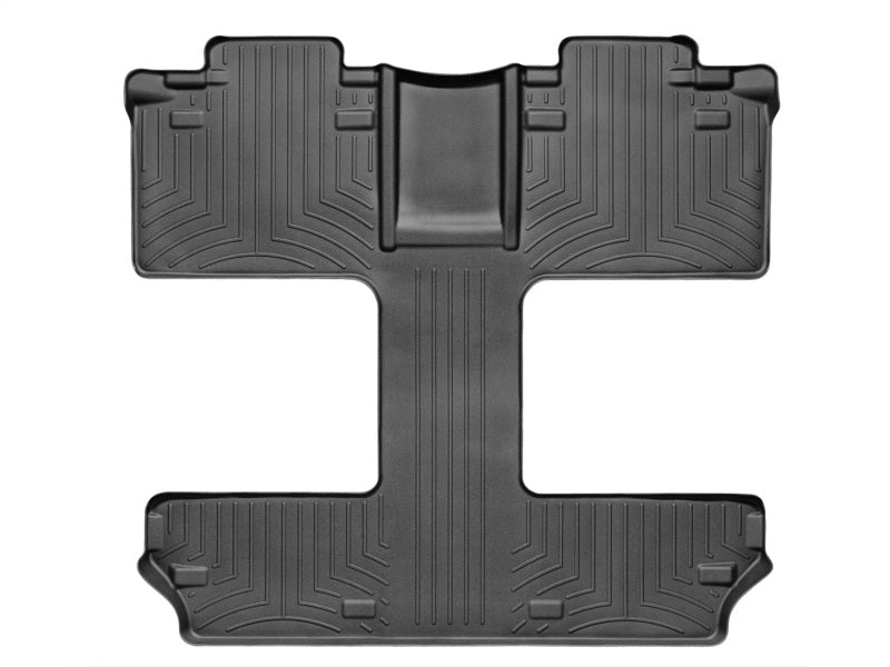 WeatherTech DigitalFit FloorLiner for 2011-2012 Toyota Sienna, Black, Rear Rows