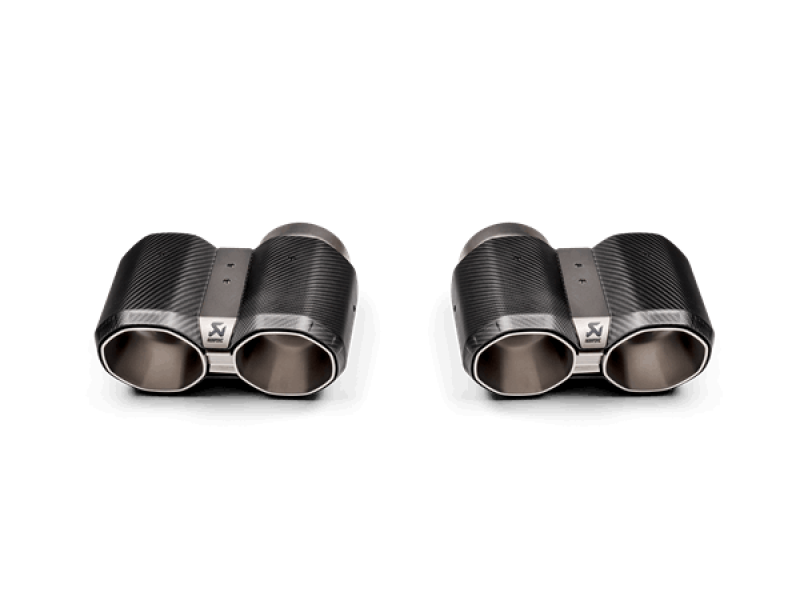 Akrapovic Octagonal Carbon Design Tail Pipe Set for 2021+ BMW G87 M2, G80 M3 & G82 M4