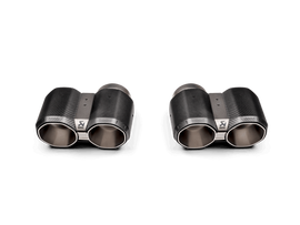 Akrapovic Octagonal Carbon Design Tail Pipe Set for 2021+ BMW G87 M2, G80 M3 & G82 M4