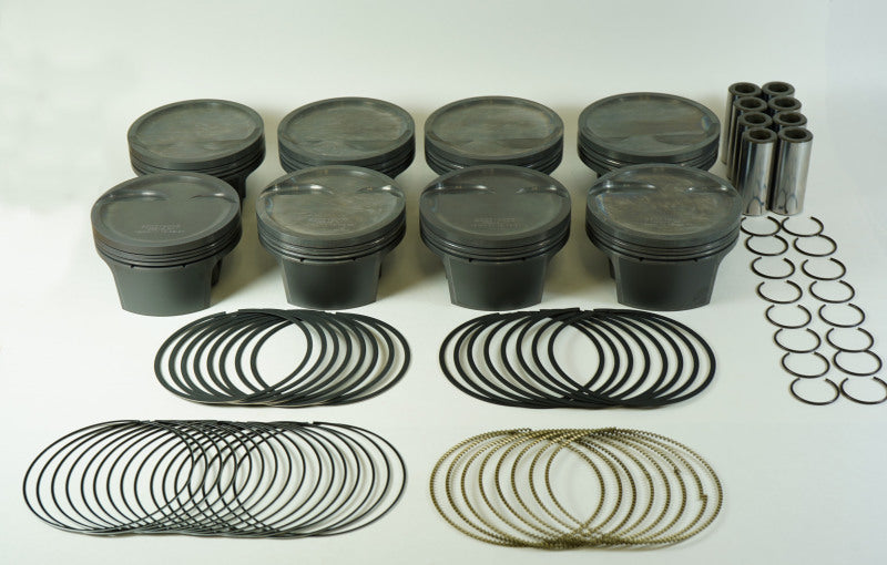 Mahle MS Piston Set for GM LS 347ci with 3.908-inch Bore and 6.125-inch Rod Length