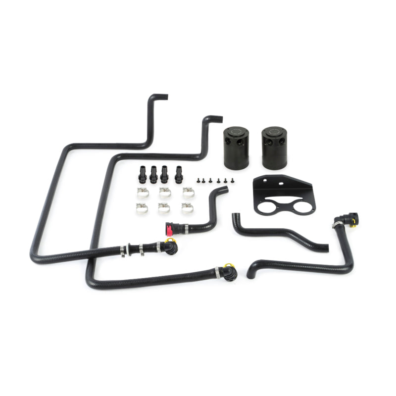 Mishimoto 15-17 Ford F-150 2.7L EcoBoost Baffled Oil Catch Can Kit – Protect Your Engine from Carbon Buildup