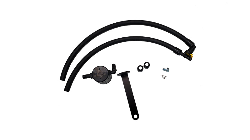 J&L JLT3078D-B 3.0 Oil Separator for 2021–2021.5 Ford Bronco 2.3L EcoBoost, Black Anodized