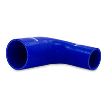 Load image into Gallery viewer, Mishimoto 90-Degree Silicone Transition Coupler 2 inch to 3 inch - Blue