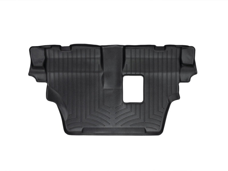 WeatherTech FloorLiner DigitalFit Rear Floor Liner Black for 2011-2012 Dodge Durango, 3rd Row, Part 443243