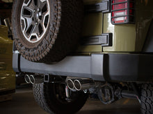 Load image into Gallery viewer, aFe Rebel Series 2.5 Inch 409 Stainless Steel Axle-Back Exhaust System for Jeep Wrangler (JK) V6-3.6L/3.8L