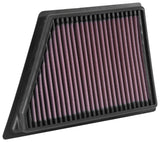 K&N Engineering High-Flow Drop-In Air Filter for 2016-2019 Cadillac CT6 V6 3.0L F/I (Right) Part #KNn33-5054