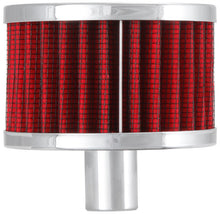 Load image into Gallery viewer, K&amp;N Engineering 62-1160 Crankcase Vent Filter - 3/4 inch Diameter, Chrome Finish