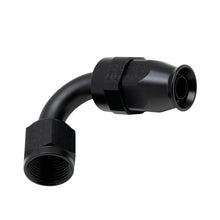 Load image into Gallery viewer, DeatschWerks 8 AN Female Flare Swivel Hose End with PTFE | Anodized Matte Black Part DWK6-02-0875-B