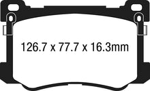 Load image into Gallery viewer, EBC Yellowstuff Front Brake Pads for Hyundai Genesis 3.8 * High-Performance Street and Track Use