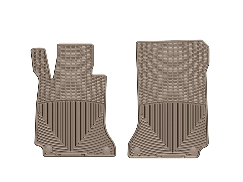 WeatherTech W287TN All-Weather Front Floor Mats for Mercedes-Benz E-Class Coupe and Cabriolet, Tan