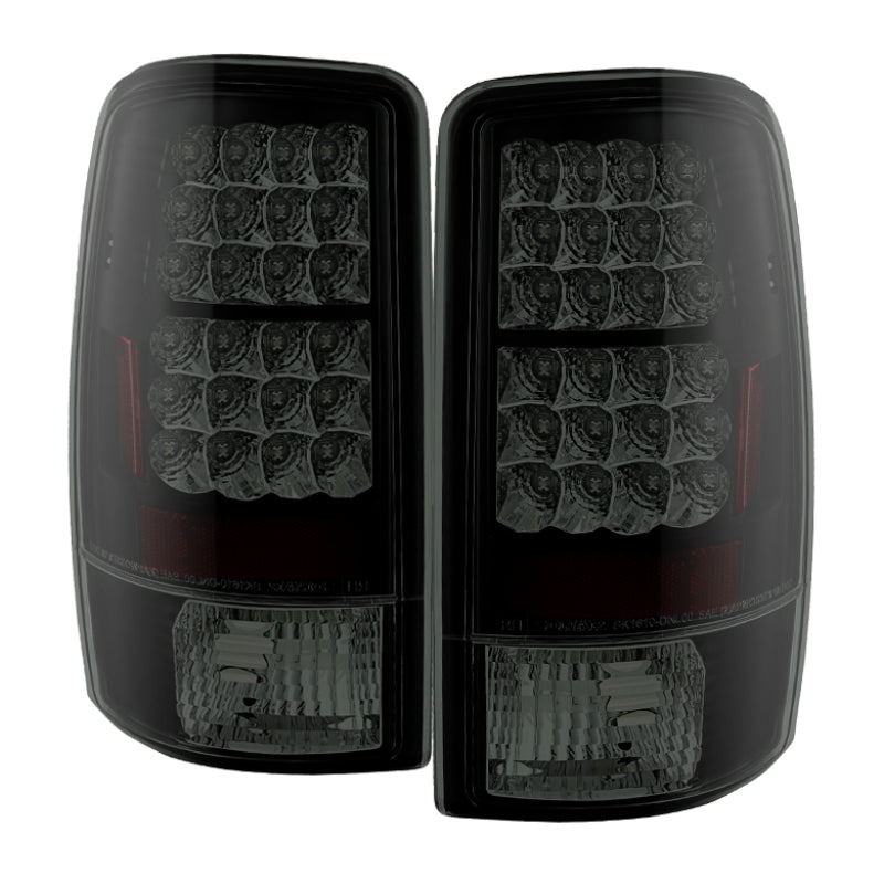 Spyder Black Smoke LED Tail Lights for Chevy Suburban and Tahoe 2005-2006 - Elevate Your Vehicle*s Look