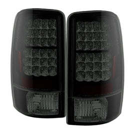 Spyder Black Smoke LED Tail Lights for Chevy Suburban and Tahoe 2005-2006 - Elevate Your Vehicle*s Look