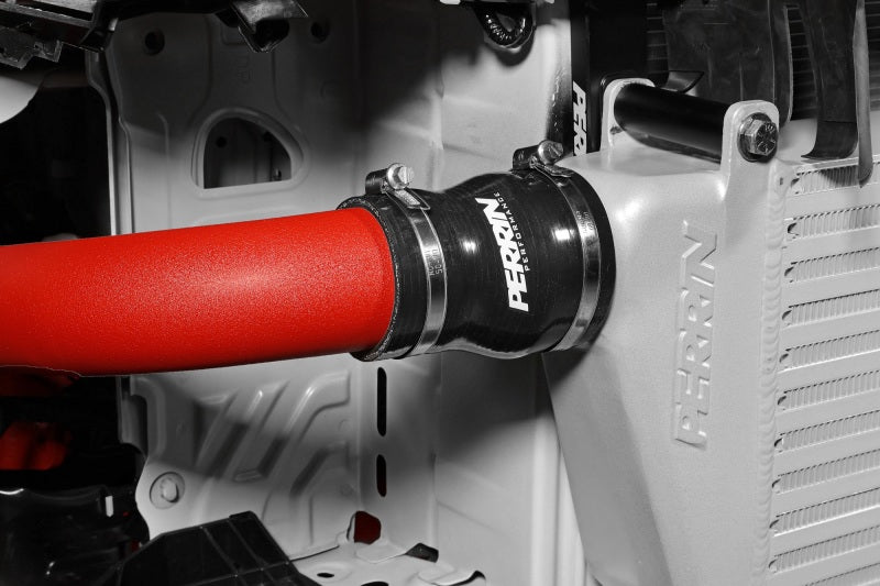 Perrin Performance Front Mount Intercooler Kit for 2022-2025 Subaru WRX with Red Tubes and Silver Core