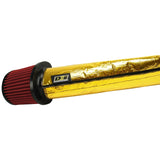 DEI Cool-Cover GOLD 3in to 4in OD Air Tube x 28in Length - Automotive Heat Reflective Cover Kit