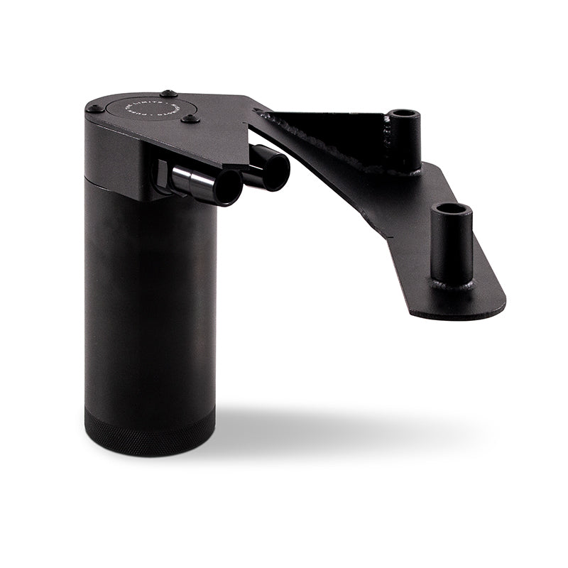 Mishimoto 2016+ Nissan Titan XD Baffled Oil Catch Can Kit - Black