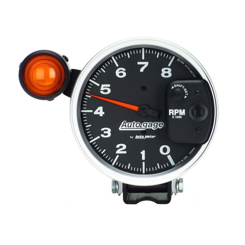 AutoMeter 5 Inch 8000 RPM Monster Shift Lite Pedestal Tachometer