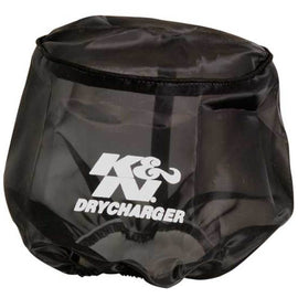 K&N Engineering Drycharger Round Tapered Black Filter Wrap Part KNRC-5173DK for Air Filters and Flame Arrestors