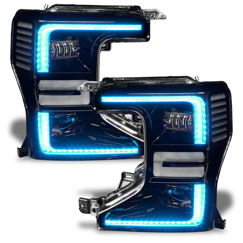 Oracle Lighting Dynamic ColorSHIFT Headlight DRL Kit for 2020-2022 Ford F-250 and F-350 Super Duty with Switchback Turn Signals