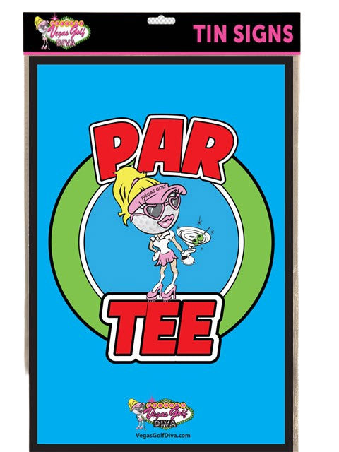 Funny Golf Sign Par Tee 8.5"x12"