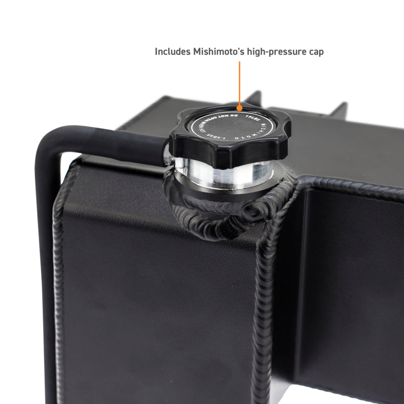 Mishimoto 2024+ Toyota Tacoma Expansion Tank - Black Aluminum Upgrade with Sight Glass and Mishimoto Radiator Cap