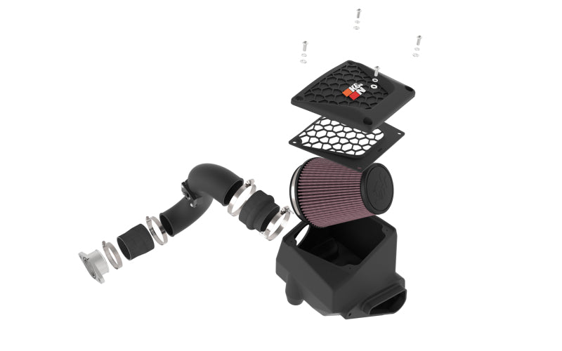 K&N 63 Series Air Intake System for 2024 Toyota Tacoma and Land Cruiser * Enhanced Performance, No Tuning Required