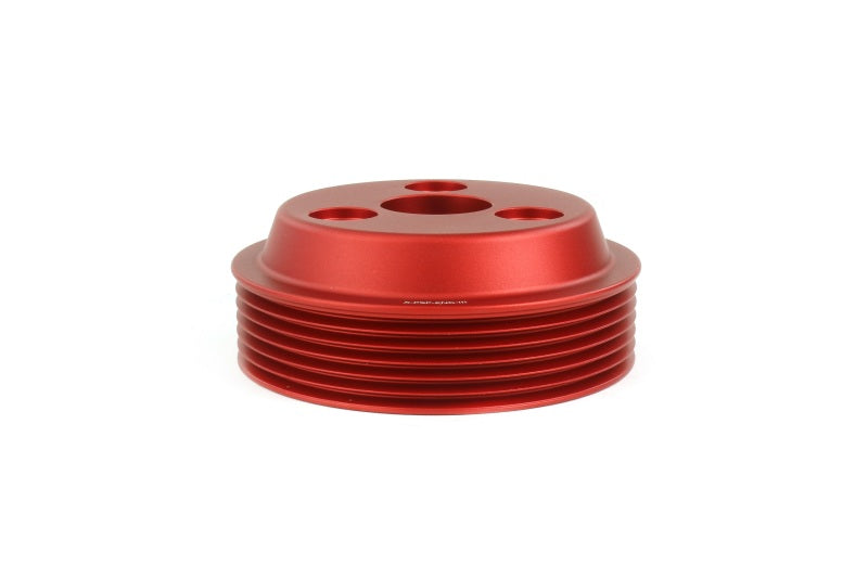 Perrin Performance Lightweight Water Pump Pulley for Subaru WRX, Crosstrek, and FXT - Red