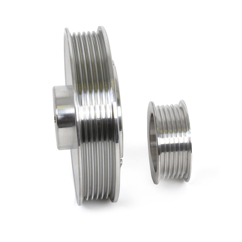 BBK 96-01 Mustang 4.6 GT Cobra Underdrive Pulley Kit - Lightweight CNC Billet Aluminum (3-piece Set)