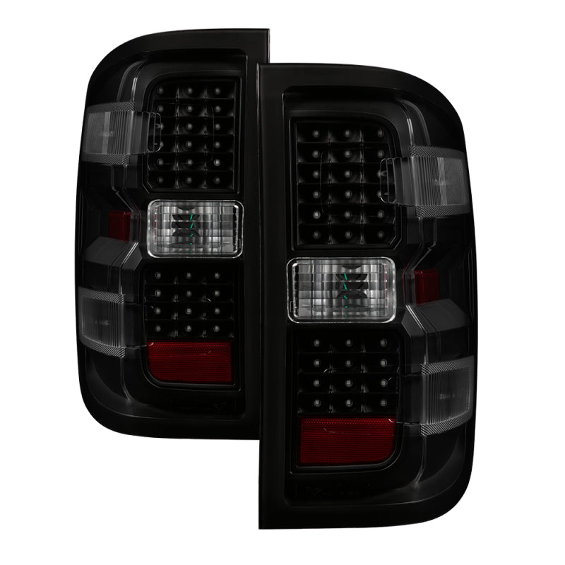 Spyder xTune Chevy Silverado 1500 & GMC Sierra 2014-2016 LED Tail Lights * Black Smoke