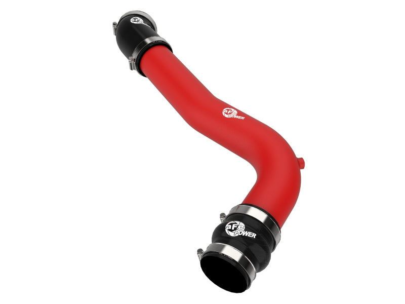 aFe BladeRunner 2-3/4 inch Aluminum Cold Charge Pipe for Ford Explorer ST (2020-2021) in Red