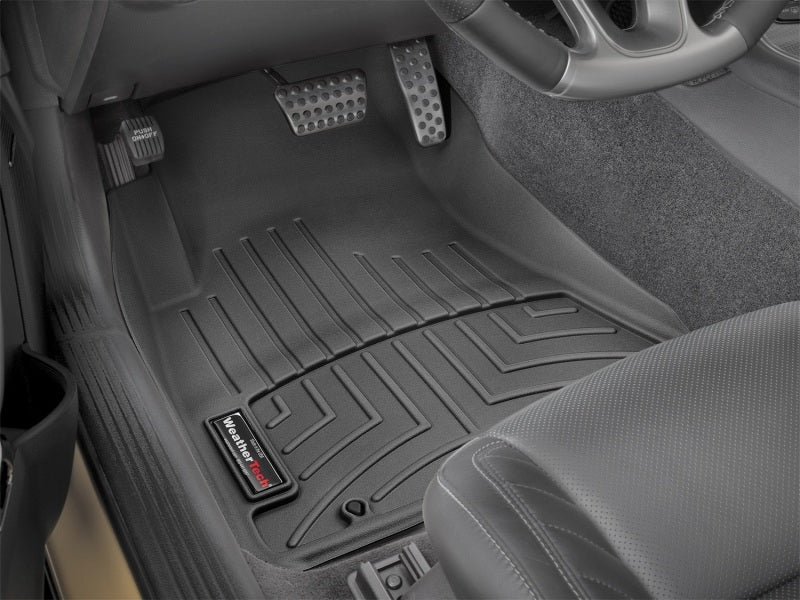 WeatherTech DigitalFit Front FloorLiner for 2015-2016 Dodge Challenger * Black