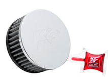 Load image into Gallery viewer, K&amp;N Engineering Universal Chrome Air Filter Part Number RC-1950 * 2.5 Inch Outer Diameter, 2 Inch Height