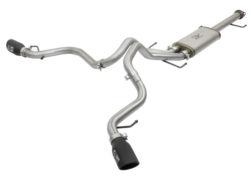aFe MACH Force-Xp 3-Inch to 2.5-Inch Stainless Steel Cat-Back Exhaust with Black Tips for Toyota FJ Cruiser 07-14
