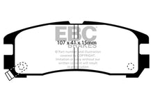 Load image into Gallery viewer, EBC DP4738R Yellowstuff Rear Brake Pads for Mitsubishi Eclipse, Eagle Talon and Chrysler Sebring
