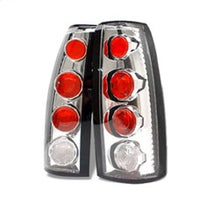 Load image into Gallery viewer, Spyder Euro Style Tail Lights for Chevy C/K Series 1500/2500 and GMC Sierra 1988-1998 - Chrome with Stock Bulb Compatibility