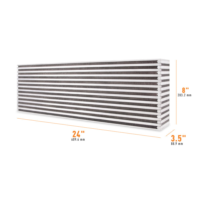 Mishimoto Universal Air-to-Air Intercooler Core - 24in x 8in x 3.5in