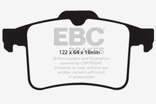 Load image into Gallery viewer, EBC Yellowstuff Rear Brake Pads for Jaguar XF and XKR Models * Part Number ebcDP42059R
