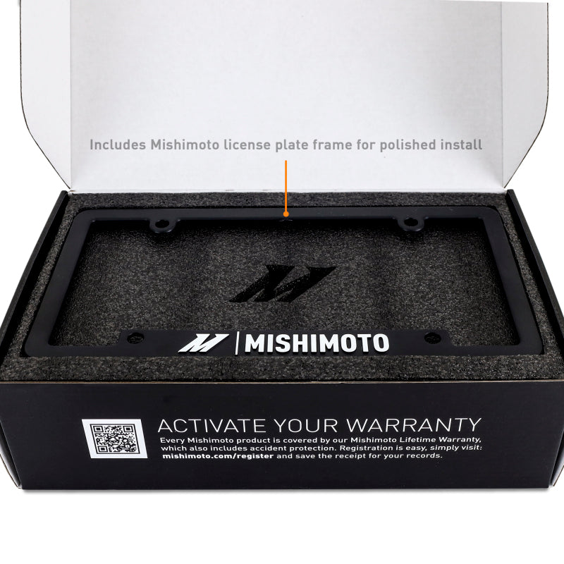 Mishimoto 2016-2023 Toyota Tacoma License Plate Relocation Kit for Improved Cooling and Versatile Installation