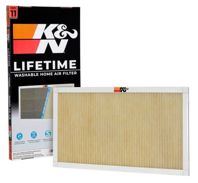 K&N Engineering HVAC Filter Part Number KNNHVC-11424 * Washable, Reusable 14 x 24 x 1 Air Filter