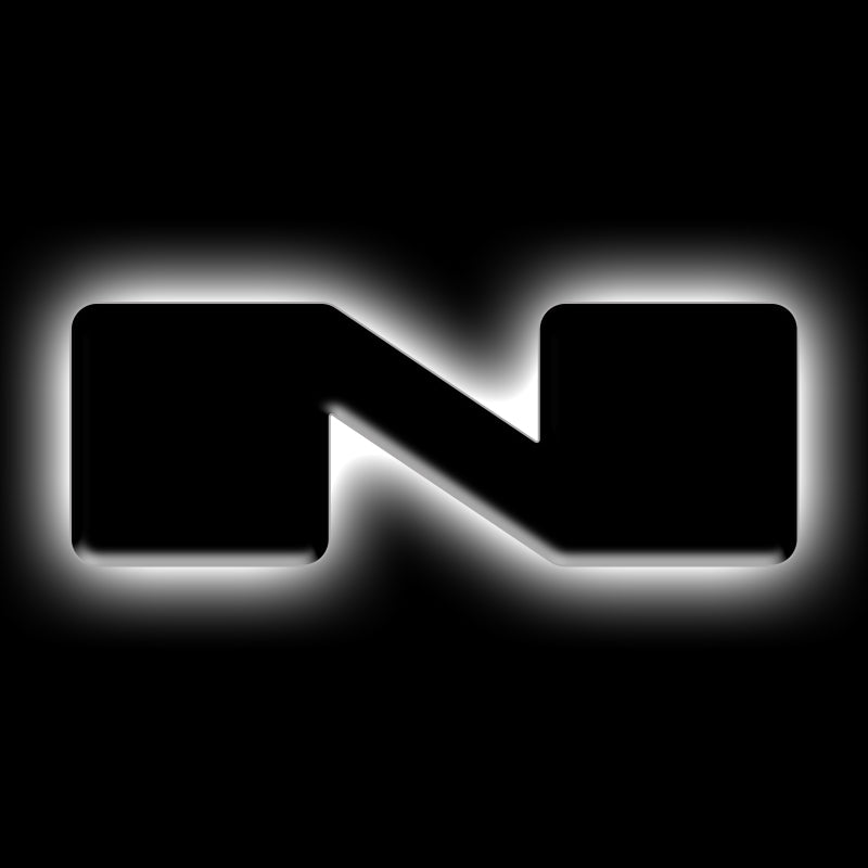 ORACLE Lighting Universal LED Letter Badges with Matte Black Finish – Customizable Car Emblems Part #orl3141-N-001