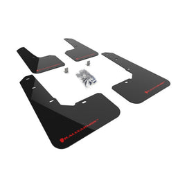 Rally Armor 22-25 Subaru Outback Wilderness Black Mud Flap with Red Logo – Durable Polyurethane Mud Guards