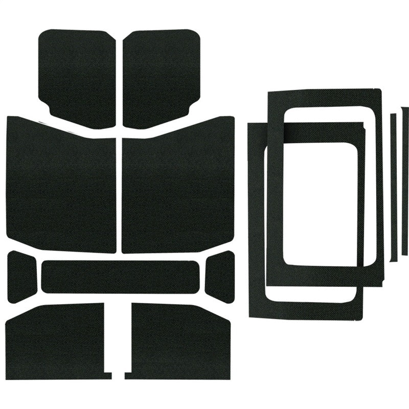 DEI 18-23 Jeep Wrangler JL 4-Door Boom Mat Complete Headliner Kit - Black