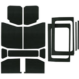 DEI 18-23 Jeep Wrangler JL 4-Door Boom Mat Complete Headliner Kit - Black