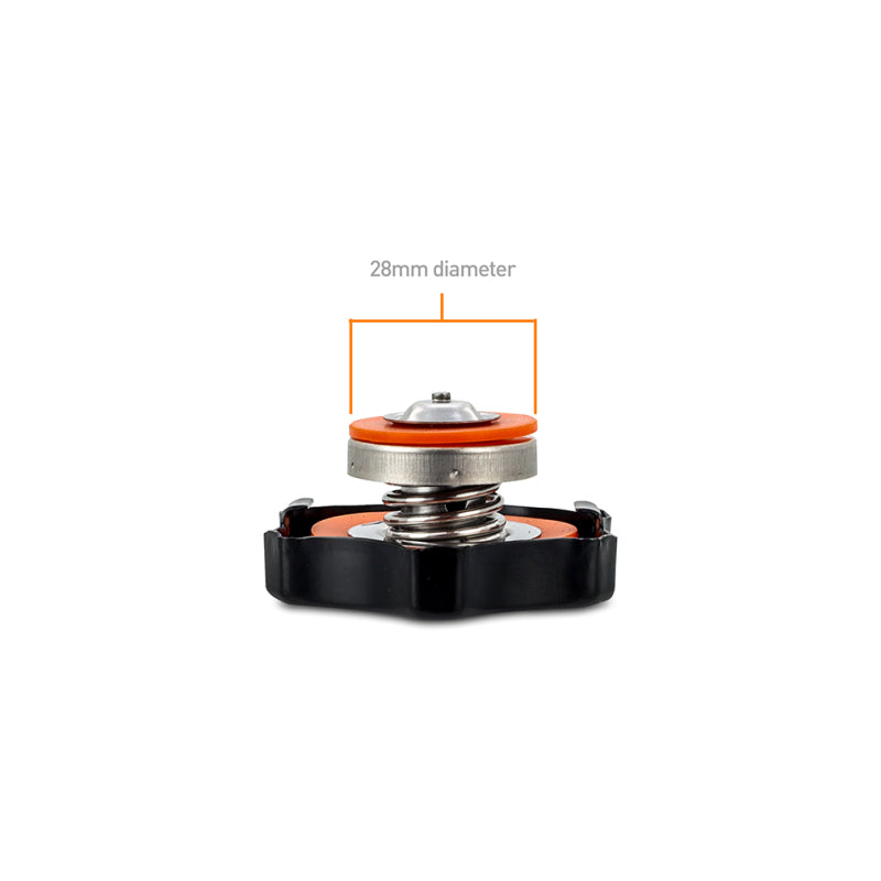 Mishimoto High-Pressure 1.3 Bar Radiator Cap - Small Non-Directional, Fits Most Import Vehicles