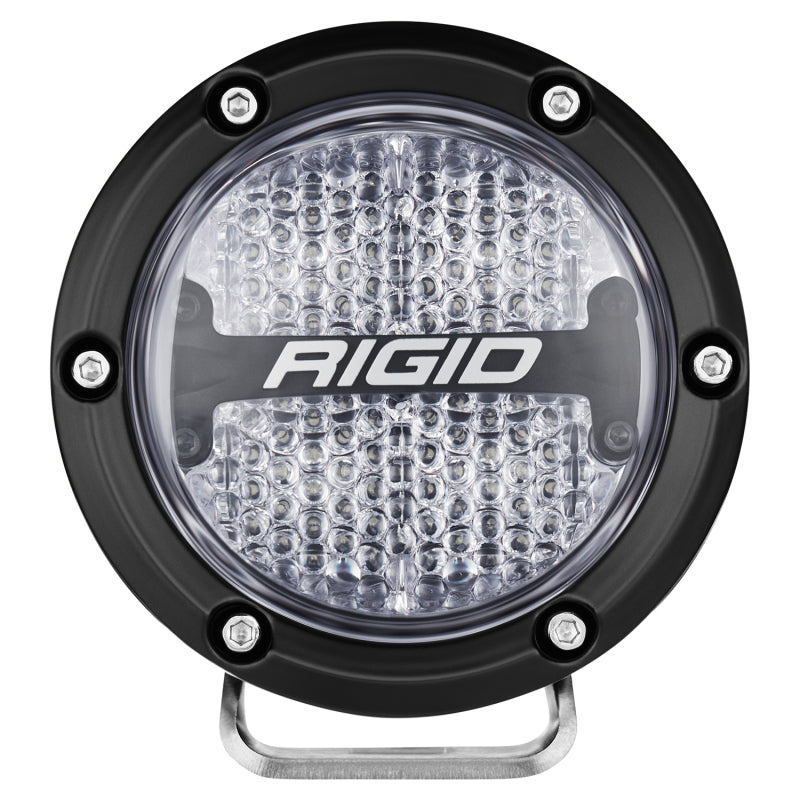 Rigid Industries 360-Series 4-Inch LED Off-Road Diffused Beam Lights with RGBW Backlight - Part #rig36400