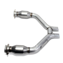 Load image into Gallery viewer, BBK Performance 2015-2017 Ford Mustang V6 Short Mid H Pipe with Catalytic Converters for Use with BBK 1642 Series Headers