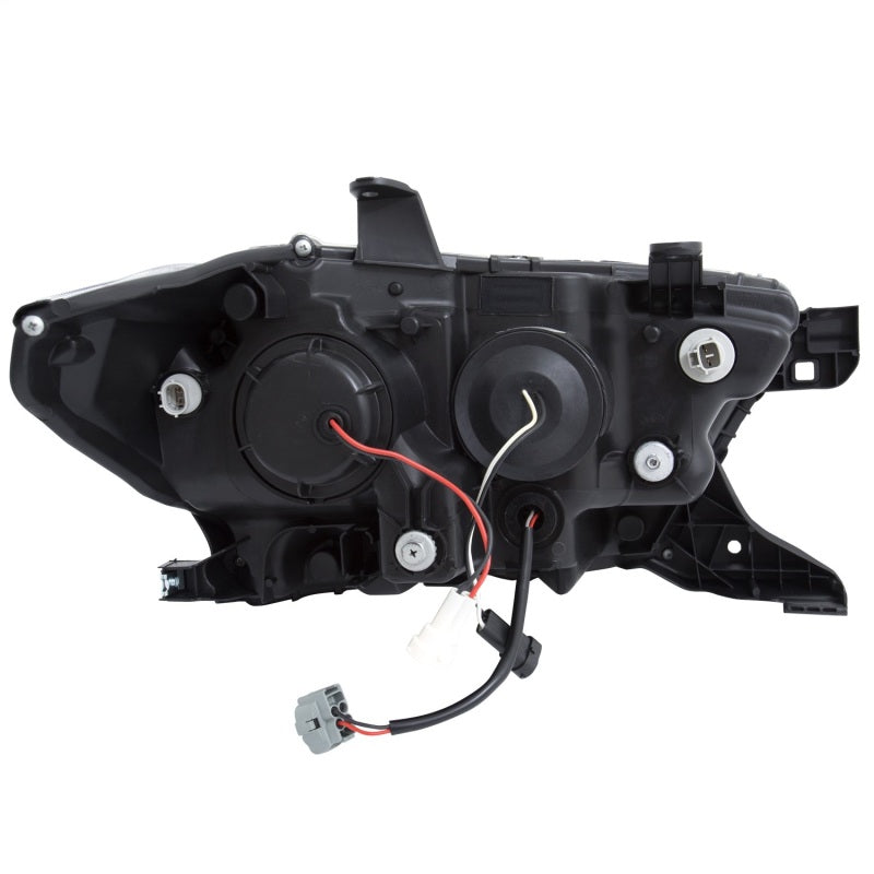 ANZO 2016-2017 Toyota Tacoma Projector Headlights with Plank Style Design, Black Housing and Amber Accents